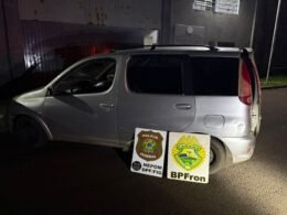 Motorista foge e abandona van carregada com pneus contrabandeados na Beira Rio