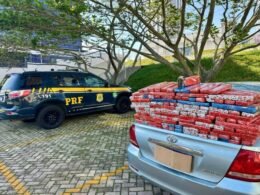 Apreendidos 132 quilos de maconha embrulhados para o Natal
