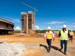 Itaipu acompanha andamento das obras do Campus Arandu da Unila