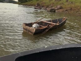 Suspeito foge e deixa drogas e munições em embarcação no rio Paraná