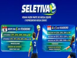 Seletivas de vôlei fortalecem formação esportiva de jovens em Foz do Iguaçu