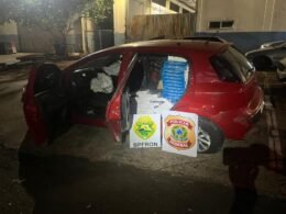 Motorista foge da polícia, bate carro e é preso novamente no Oeste do Paraná