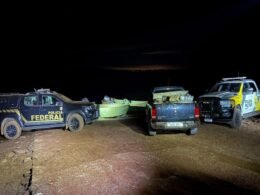 Caminhonete com placas do Paraguai é apreendida com 1,1 tonelada de maconha