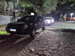 Veículo furtado é localizado pela Guarda Municipal na madrugada desta quarta-feira