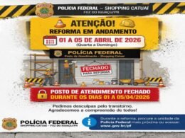 Vai tirar passaporte? PF muda de lugar e suspende atendimento de 1º a 5 de abril no Catuaí Palladium