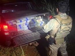 Traficantes fogem e deixam para trás mais de 420 kg de maconha às margens do Lago de Itaipu
