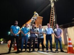 Morumbi recebe primeiras luminárias de LED do programa Foz Cidade Iluminada