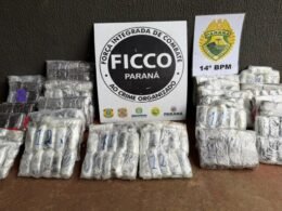 Duas pessoas são presas e 342 quilos de maconha são apreendidos em foz