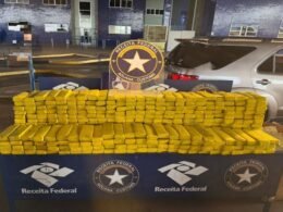 Motorista paraguaio é preso com 170 kg de substância análoga à maconha na Aduana