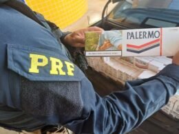Durante partida do Brasil, veículo carregado com cigarros paraguaios é apreendido pela PRF