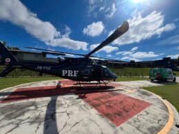 Corrida contra o tempo: força-tarefa leva paciente de Foz de helicóptero para transplante de fígado