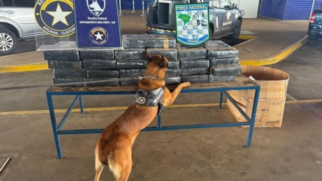 Largou o carro na Ponte da Amizade e correu para o Paraguai: dentro havia 249,8 kg de maconha