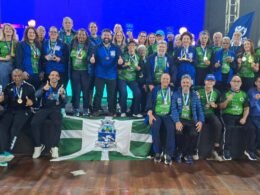 O handebol feminino trouxe o ouro, e o dominó, prata: o Foz 60+ volta com quatro medalhas
