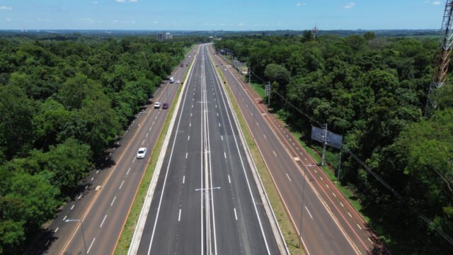 Rodovia das Cataratas fica pronta em setembro e desvia alça do aeroporto por causa do Pompidou