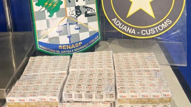 Receita apreende 1.040 ampolas de tirzepatida na Ponte da Amizade