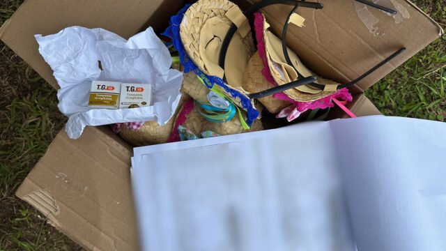 Chapéus de festa junina escondem 50 ampolas de emagrecedor