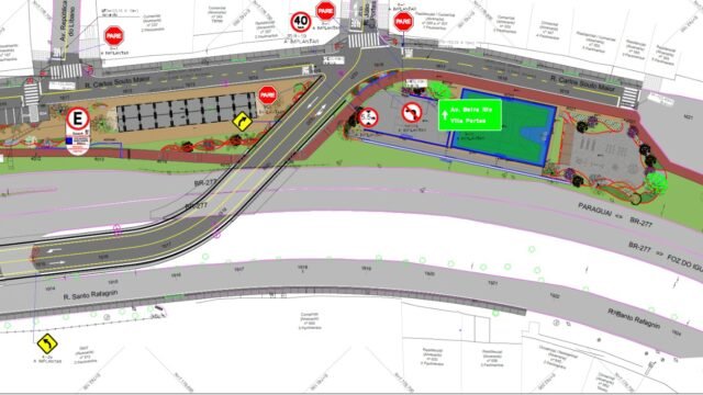 Trincheira sob a BR-277 vai ligar Jardim Jupira e Vila Portes e cortar desvio de 5 km