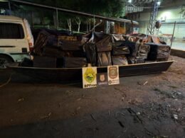 Polícia apreende 40 mil maços de cigarro em desembarque no Lago de Itaipu