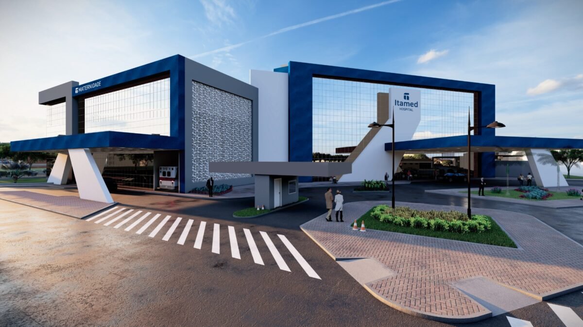 Projeto da nova maternidade do Hospital Itamed.