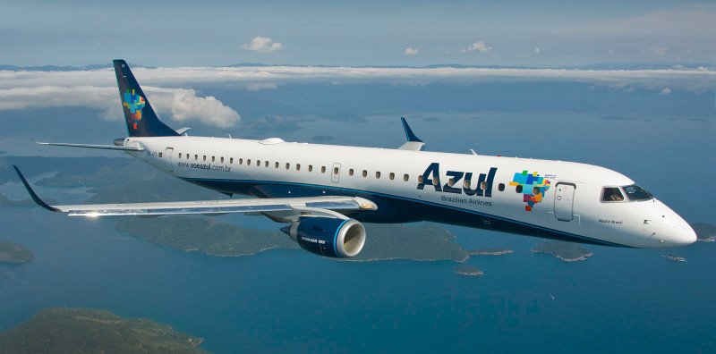 Azul terá voos de verão ligando Foz do Iguaçu a Porto Alegre e a Recife