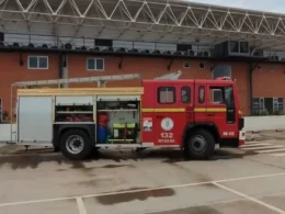 Princípio de incêndio atinge nova sede da Migrações na Ponte da Integração