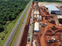 Marginal da BR-277 fica bloqueada até 9 de outubro para abrir o acesso ao novo Porto Seco